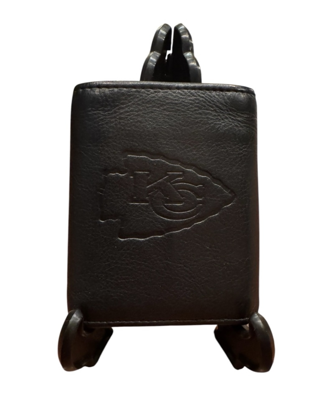 Kansas City Chiefs Embossed Leather wallet- Black